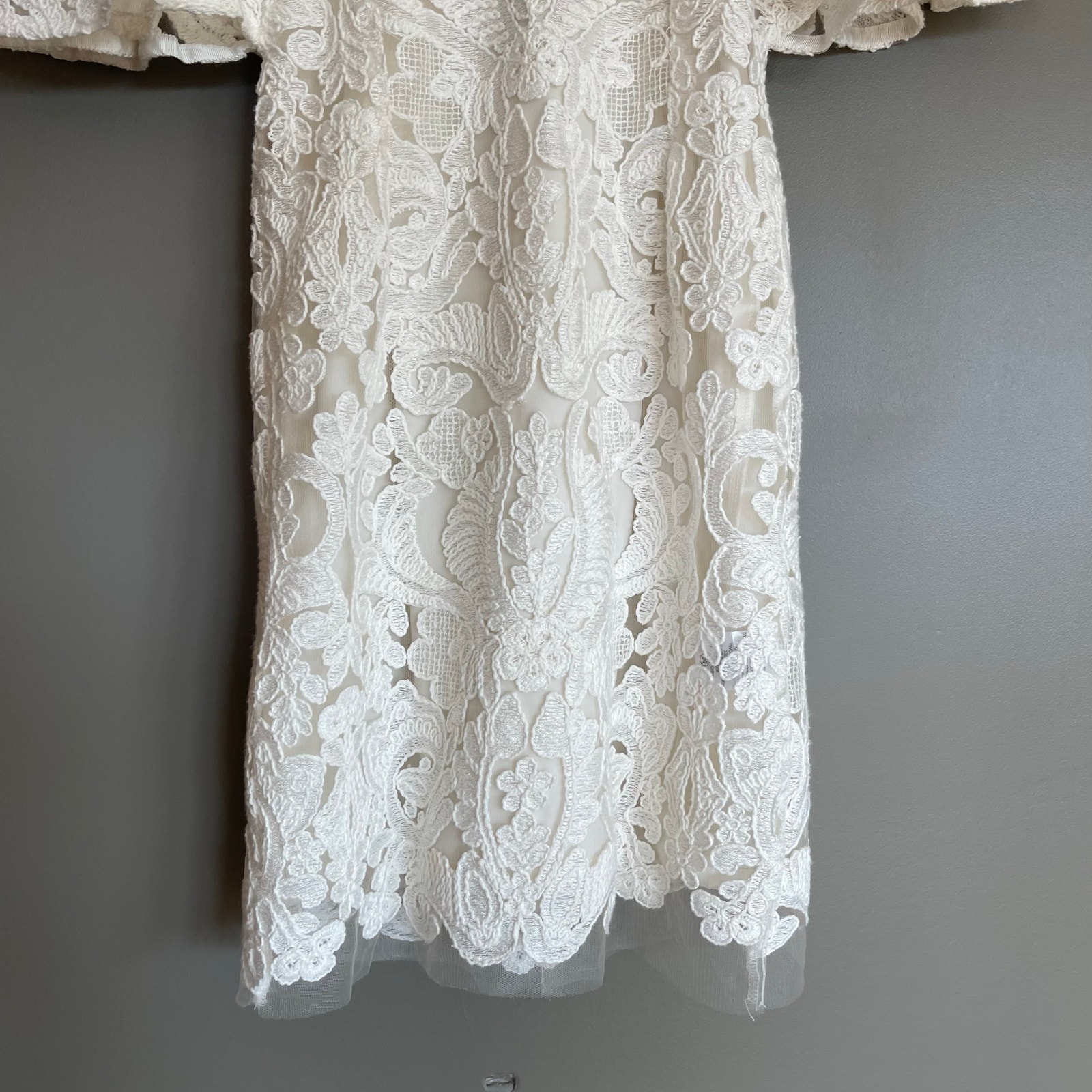 Nwt Sabina Musayev Sondrine Dress White Lace Size Xs Chic Feminine Romantic Sexy — image 5 of 8
